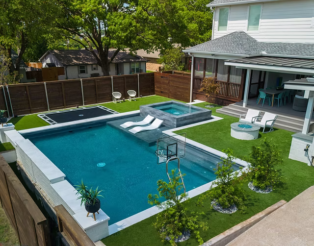 Fire Pits project in Sacramento — Backyard fire pit and entertaining area